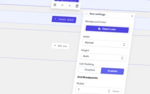 Block Page — Rows