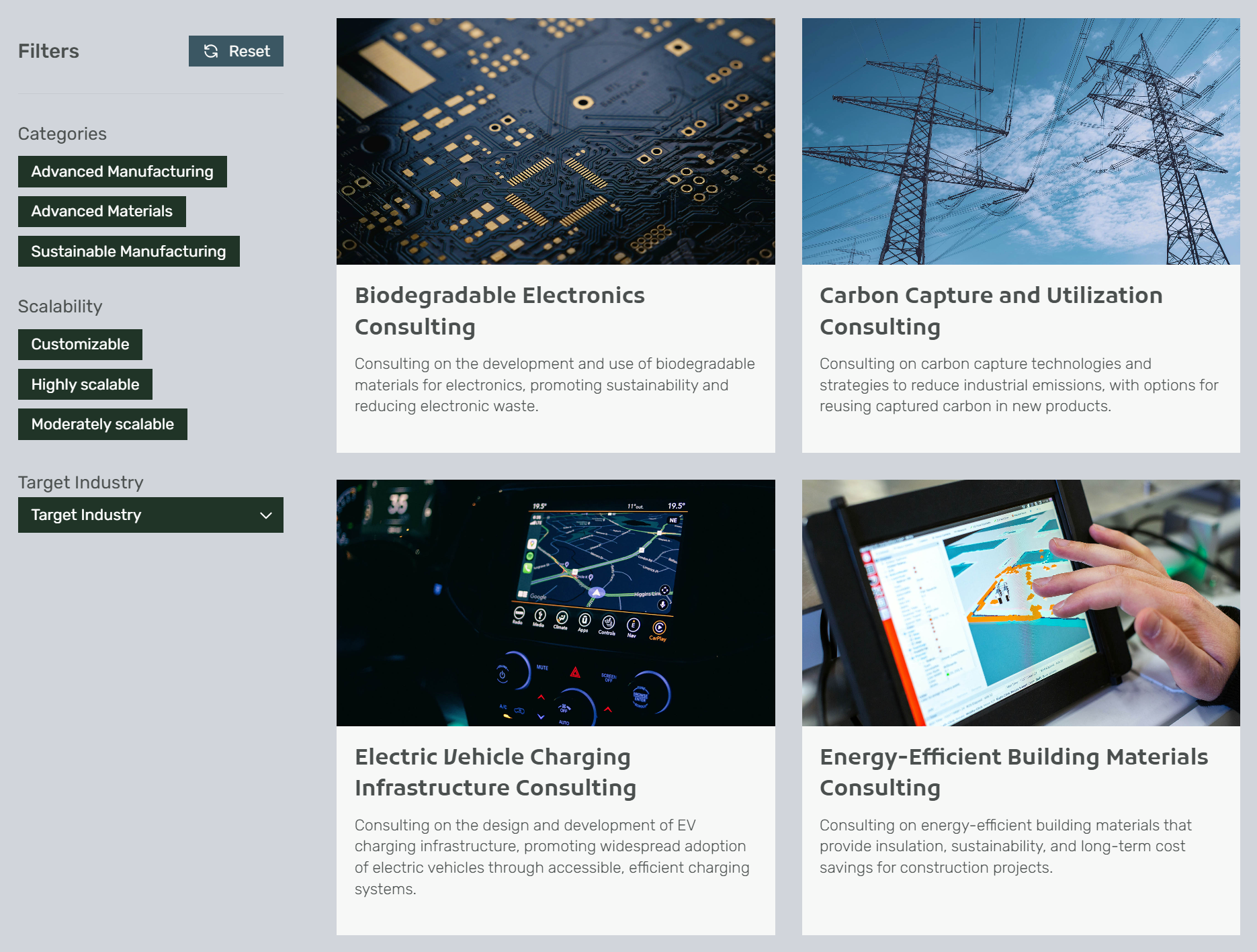 Grid Sidebar Filter - POPcomms Help Center